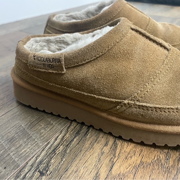 Koolaburra by UGG slippers slip on shoes mules size 5 brown suede - Picture 5 of 7